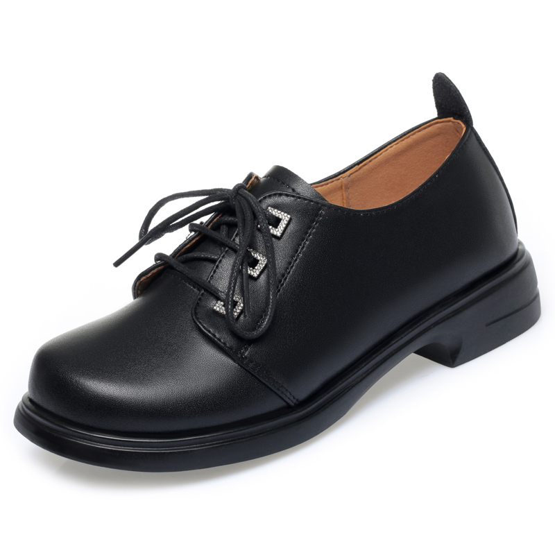 2025 NEW Loafers AIYUQI Autumn New Lace up Genuine Leather Women Non slip Casual British Style Women s Shoes ee s