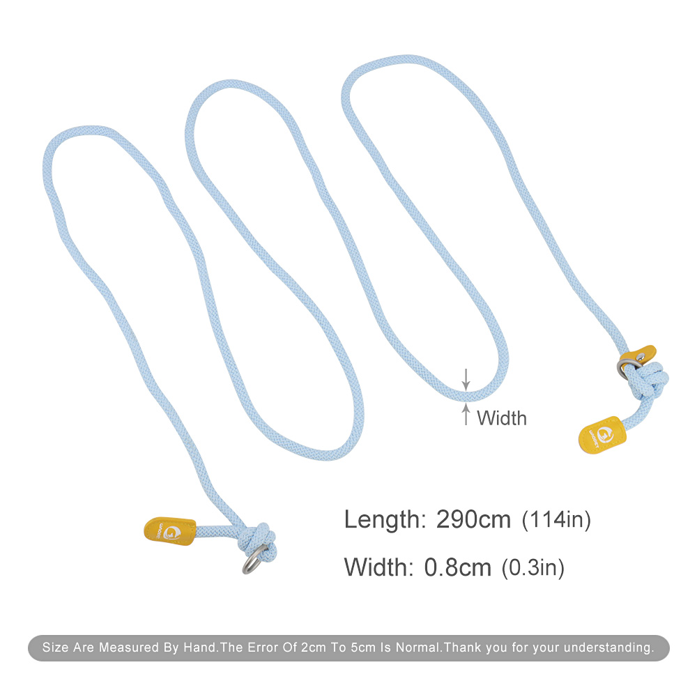 Dog Leash Rope Slip Lead,Durable Nylon Puppy Leash-Heavy Duty Colorful Adjustable Training Pet Leash for Small Medium Large Dogs