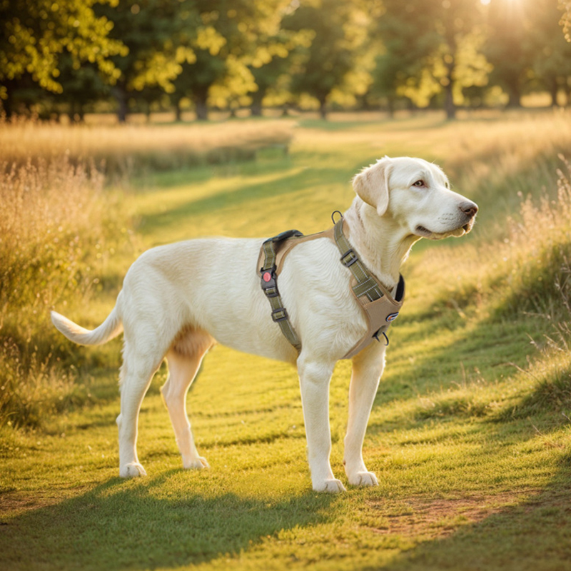 No Pull Harness Breathable Sport Harness with Handle-Dog Harnesses Reflective Adjustable for Medium Large Dogs,for Easy Control