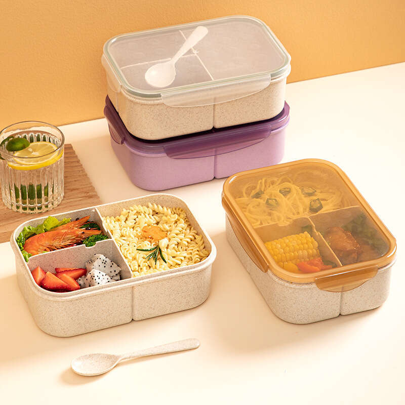 Student can be microwave sealed, plastic fruit food compartments, fresh-keeping boxes, insulated lunch boxes
