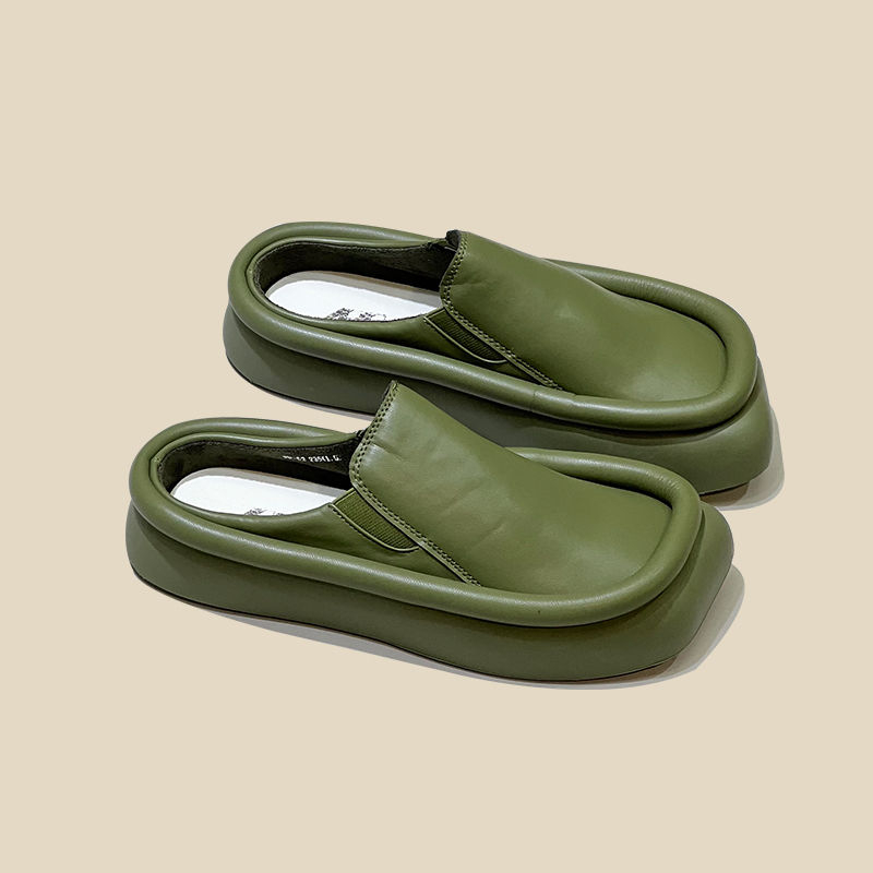 Summer New Fashion Baotou Muller Slippers Women Sandals Comfortable Flat Outdoor Casual Women's Shoes New Flip ps Womens Slides 89cc 's s
