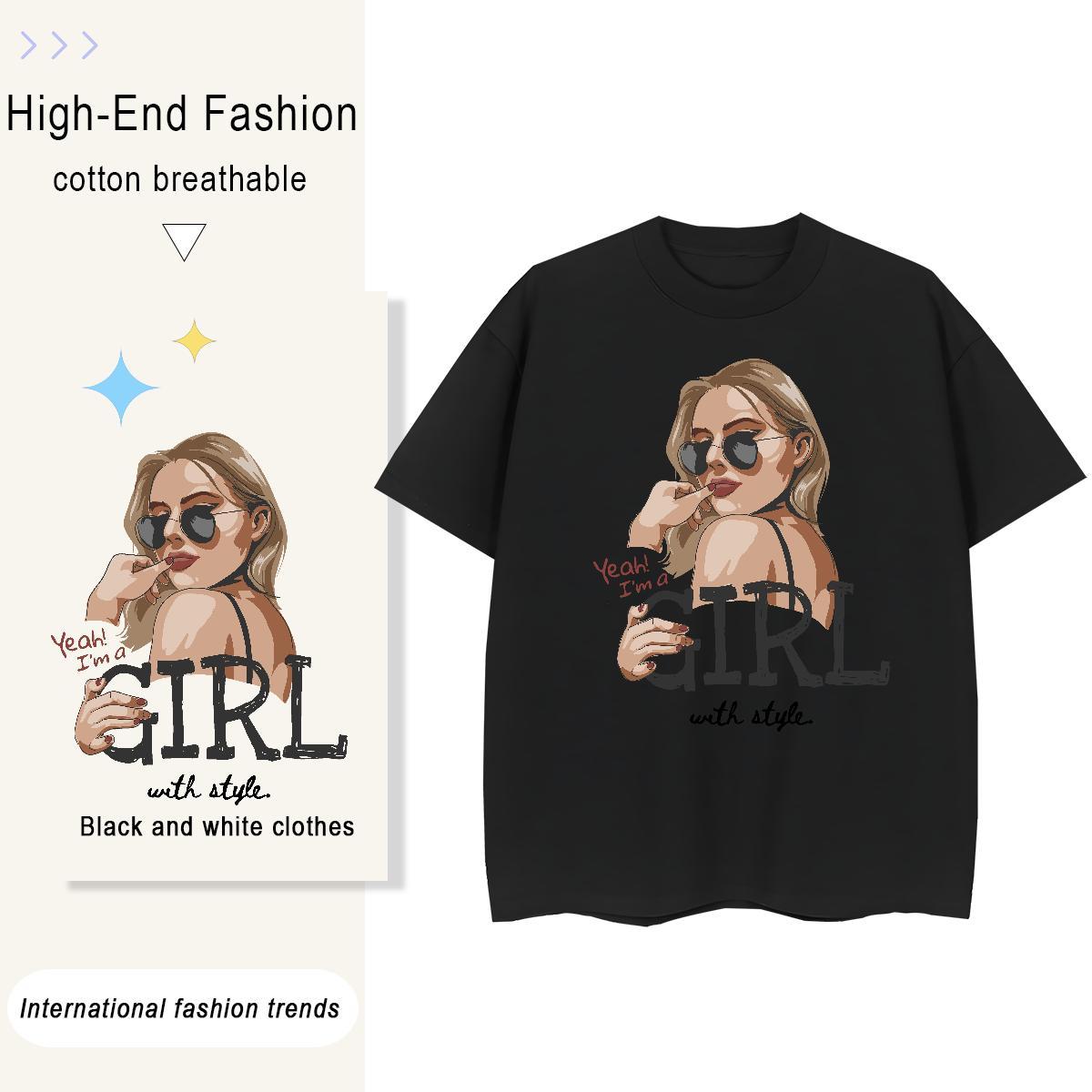 Designer T-Shirts for Men 230g 100% Cotton letter Home Outdoor Cartoon Printing M-4XL O Neck Short Sleeves Tshirt for Man Woman Fashion Casual Wear