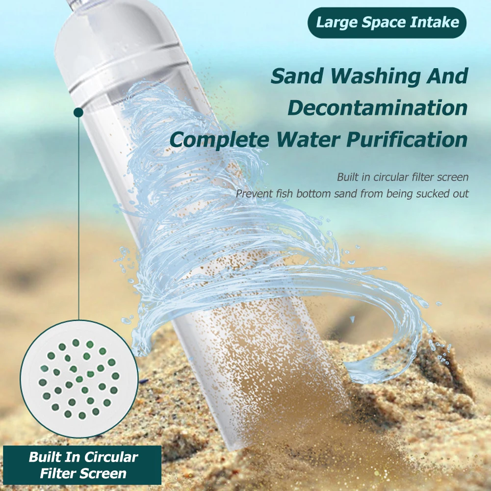 Aquarium Fish Tank Syphon Vacuum Cleaner Siphon Pump Water Changer Gravel Filter Cleaning Accessories