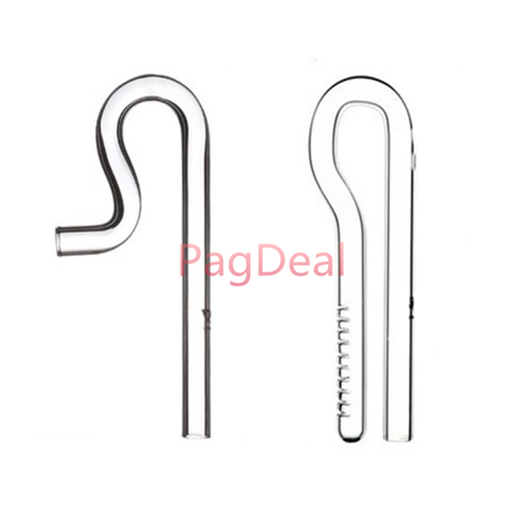 1 Set Mini Glass Aquarium Planted Tank Lily Pipe Voilet Surface SkImmer Inflow Outflow for 12/16mm (1/2") & 16/22mm (3/4") Tube