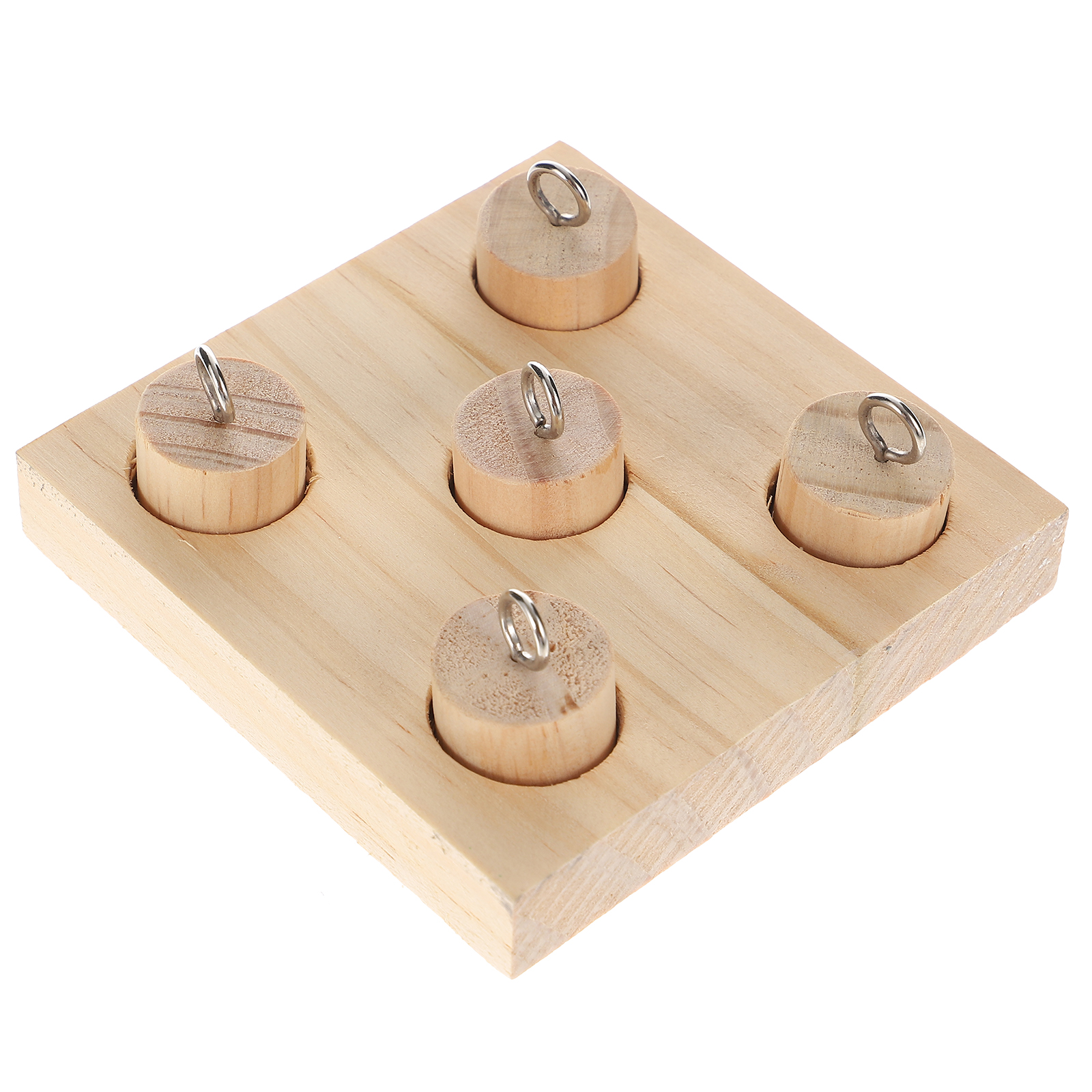 Parrot Training Toys Small Bird Wooden Conure Cage Wear-resistant Parakeet Interactive Cockatiel