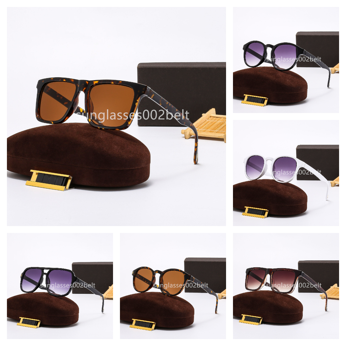 sunglasses for women designer luxury sunglasses for men Black Gray Glasses Summer Travel Men Fashion Brand Sunglasses Uv luxury new style Glasses Flat Sun Glasses P2