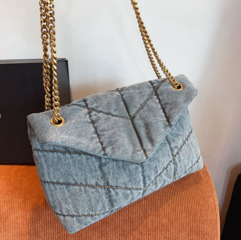 Fashion chain bag luxury envelope designer shoulder womens flip leather top handbag change