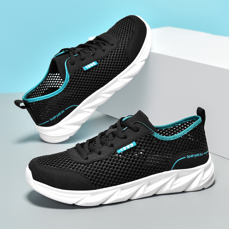 Casual Sports Summer NEW hot Soft Slacker Light and Cheap Flat Mesh Men's Special Shoes Free of Freight