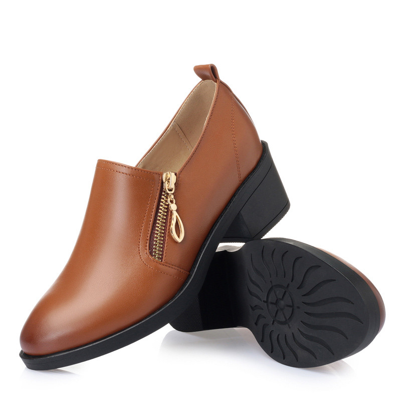 Shoes women 2024 autumn new genuine leather women shoes plus size ladies shoes fashion business dress women shoes