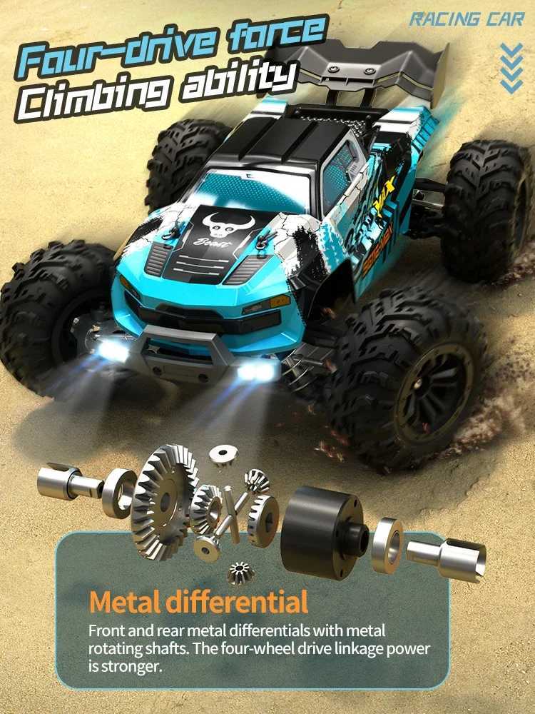 Free shipping EBORUI SG116MAX/SG116PRO brushless RC 1 16 full-size 2.4GHz four-wheel drive waterproof off-road high-speed 38KM/H remote control car to