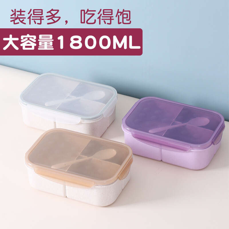 Student can be microwave sealed, plastic fruit food compartments, fresh-keeping boxes, insulated lunch boxes