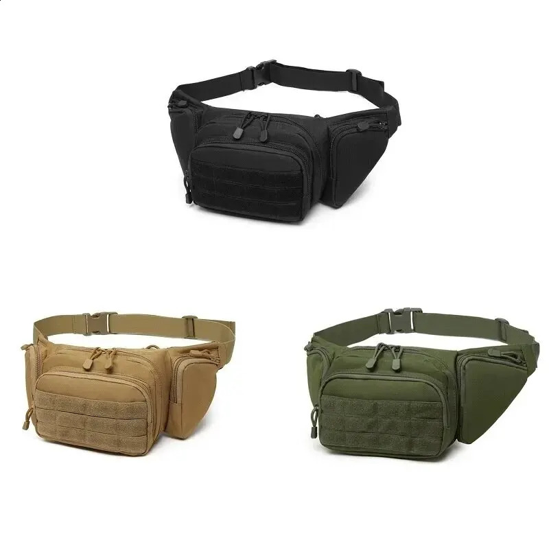 Tactical Waist Pack Nylon Bodypack Hiking Phone Pouch Outdoor Sports Armygreen Men Hunting Climbing Camping Belt Cs Airsoft Bags 240902