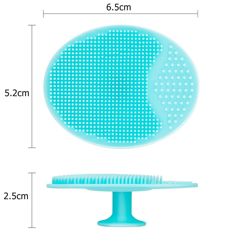 Face Scrubber,Soft Silicone Facial Cleansing Brush Face Exfoliator Face Wash Brush for Deep Cleaning Skin Care