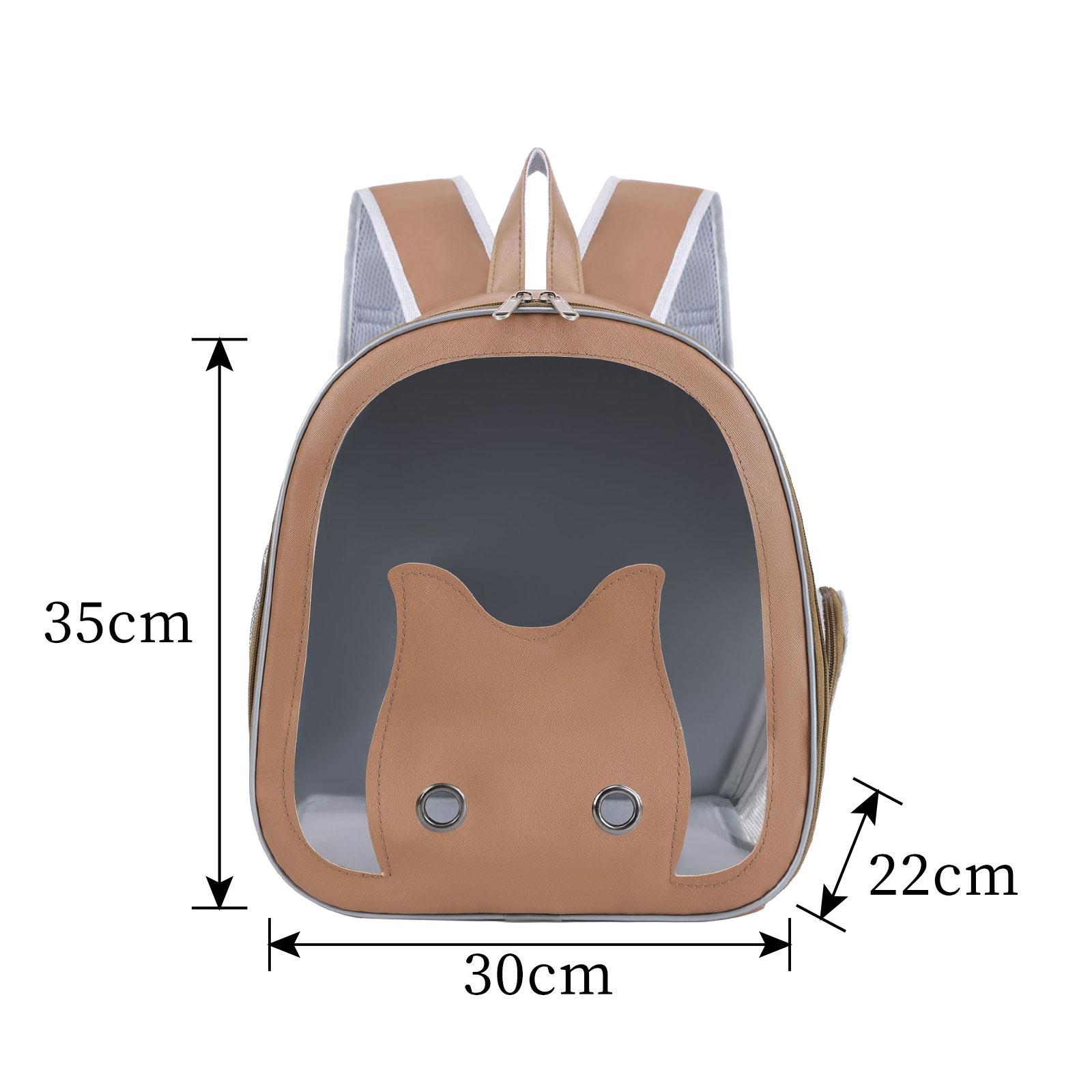 Dog Backpack Carrier for Small Medium Dogs Cats Ventilation Pet Capsule Knapsack Pet Hiking Backpack for Travel Camping Fishing