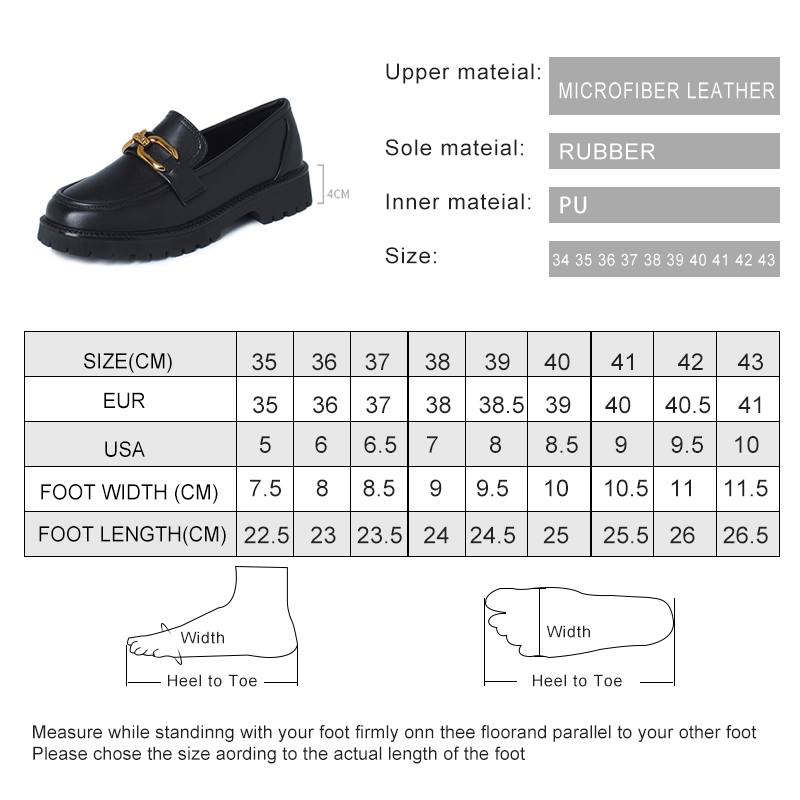 2025 NEW Loafers AIYUQI large size Spring Leisure Lady Footwear Chunky Slip On Shoes for Women