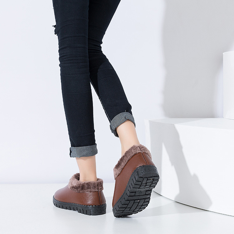 Hot sale Women natural real fox fur snow fashion for women high quality genuine cow leather winter Ankle boots sdc2 c50e