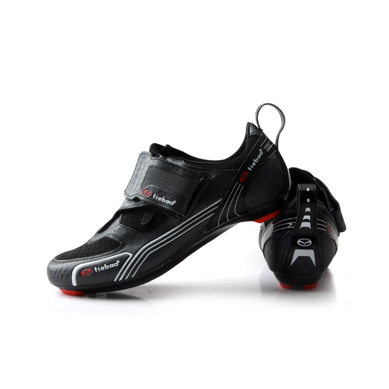 2021 new carbon fiber sole road cycg hot lock ultra light Triathlon shoes men's breathing dynamic bicycle