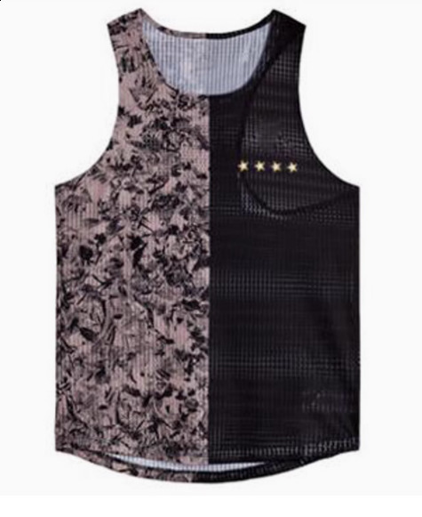 Man Seamless Marathon Fast Running Sport Vest Running Top Track Field Singlet 211120