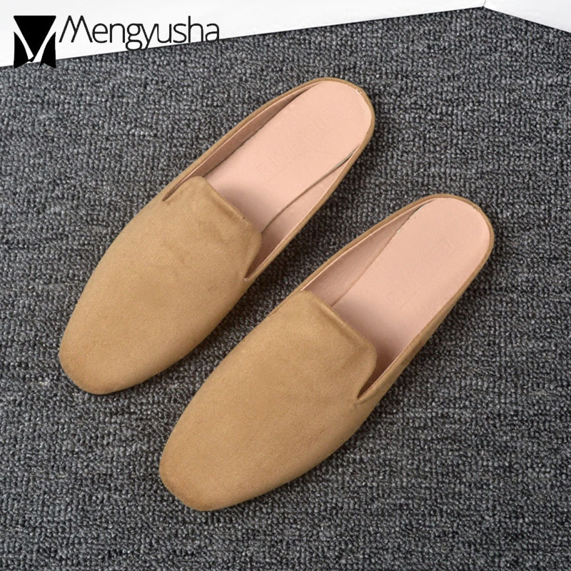 veet brief plus size 34-44 mules woman New summer square toe slippers lady babouche comfort casual flip ps feminino