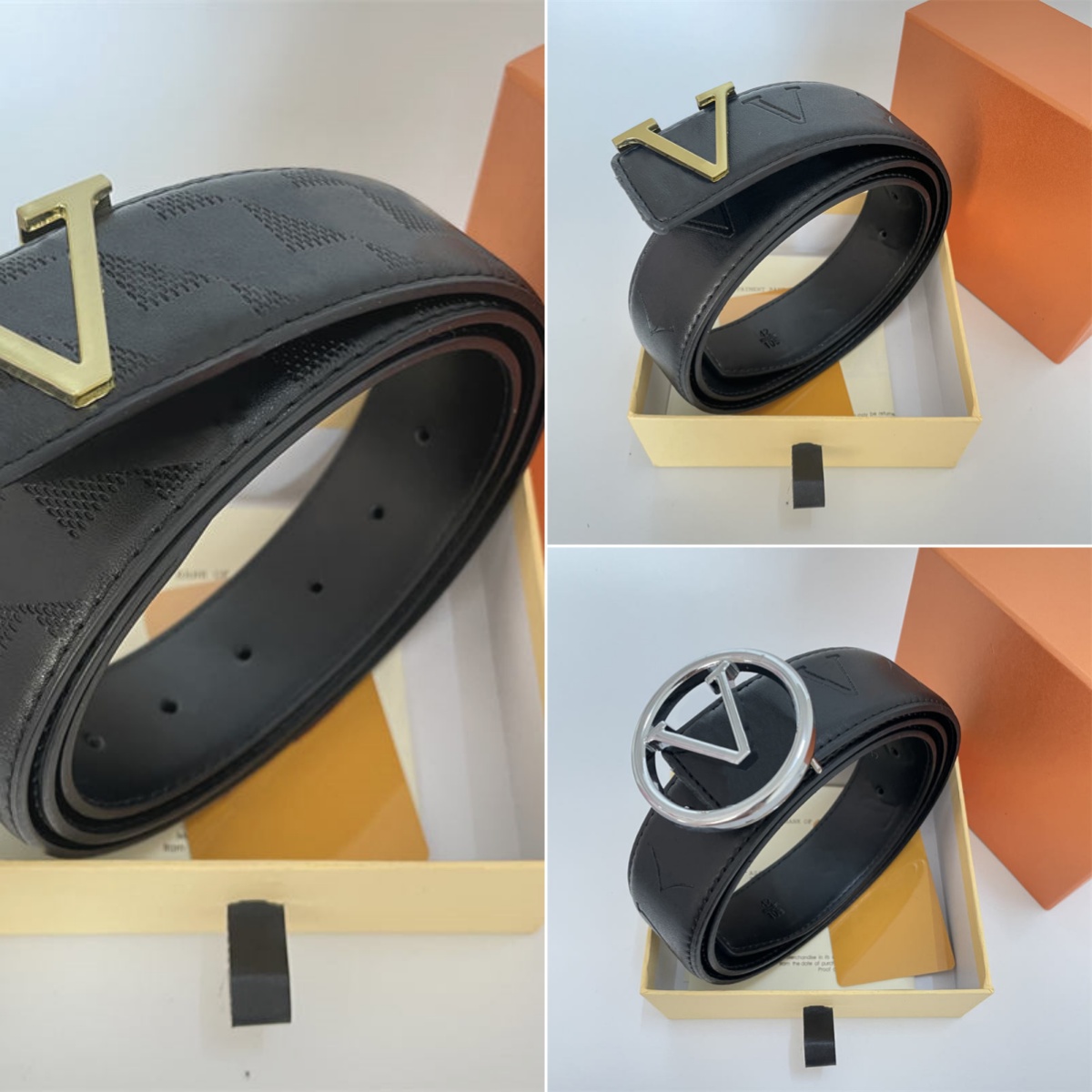 Men Designers Belt Luxury Genuine Leather Metal Buckle Fashion Belts For Women Designer Classic Patterns Belt Gift With Box