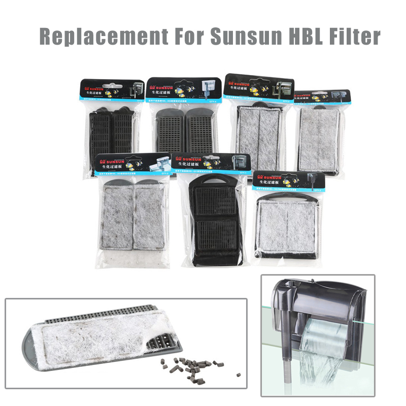 Sunsun Filter Accessories Activated Carbon For HBL301 402 403 501 701 Aquarium Fishing Tank Filtro Supplies Waterfall Hang On