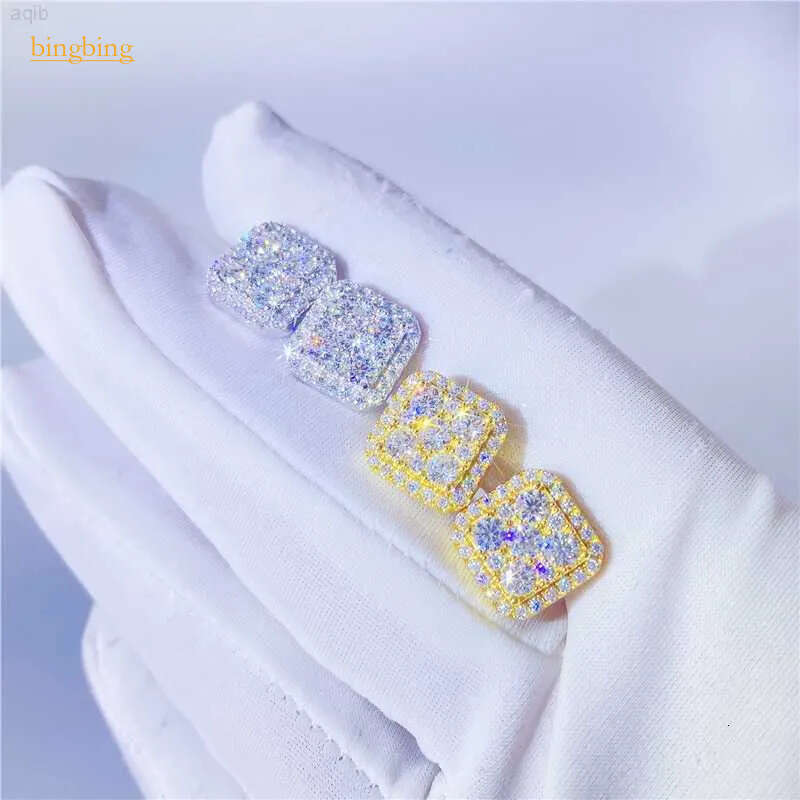 Wholesale Price Vvs Men Women S Sterg Sier Moissanite Stud Earrings