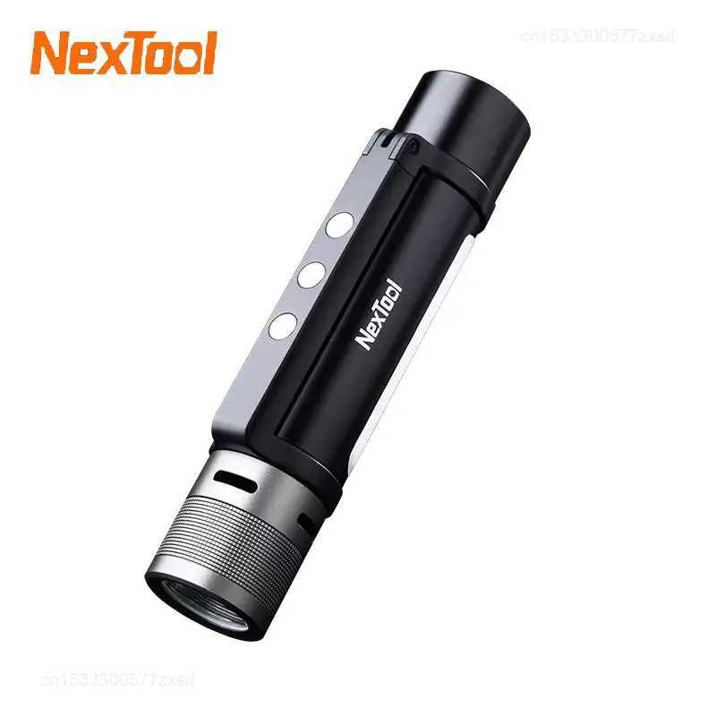Nextool Outdoor 6-in-1 Zoom Flashlight Multi functional Portable Sound and Light Alarm 1000lm Waterproof 2600mAh LED Flashlight W240902