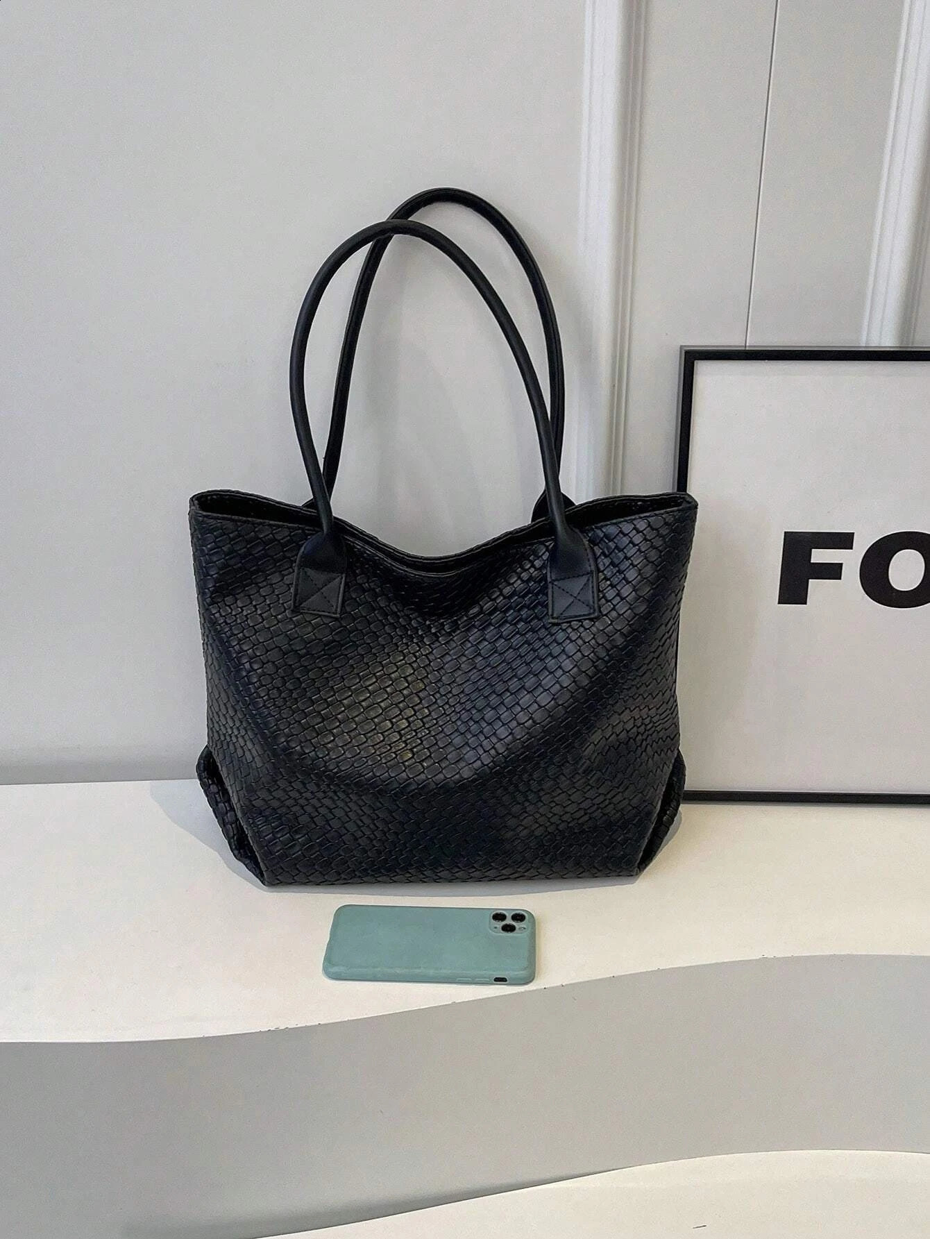 pattern handbag large capacity business and leisure portable womens shoulder bag 240830