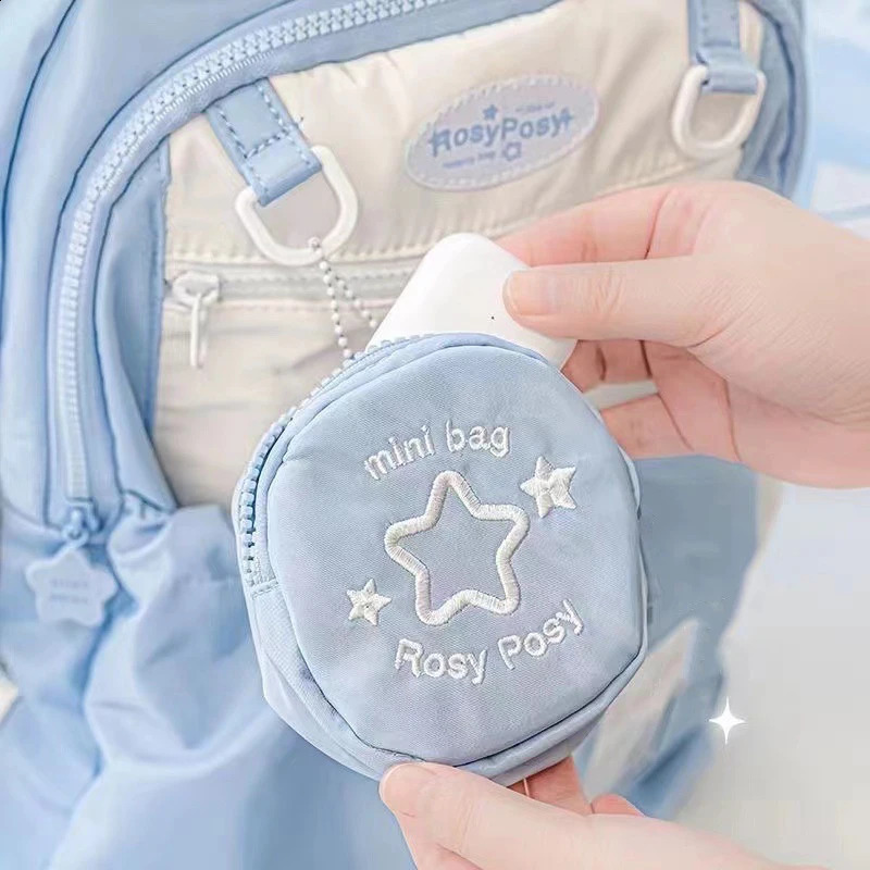 Sweet Cute Girls Student Backpack Fashion Hand held Large New Book Y2K Korean Travel Womens Shoulder Bag 240902