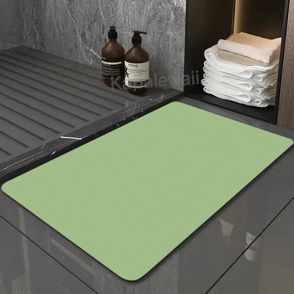 Diatomaceous Super Absorbent Toilet Carpet Bathroom Mat Earth Diatom Mud Bath Mat Door Mat Bathroom Rubber Bath Mat 240902