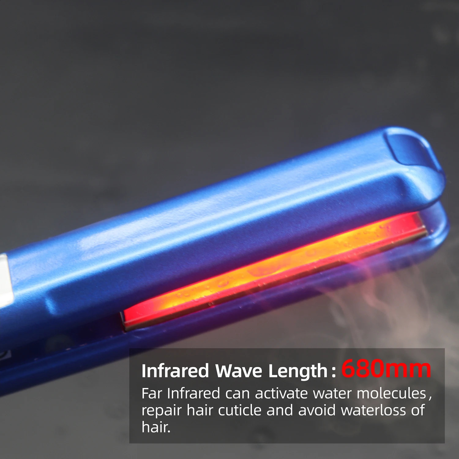 Hair care ultrasonic infrared straightener professional cold flat iron for hair care stylist treatment condition tool 240830