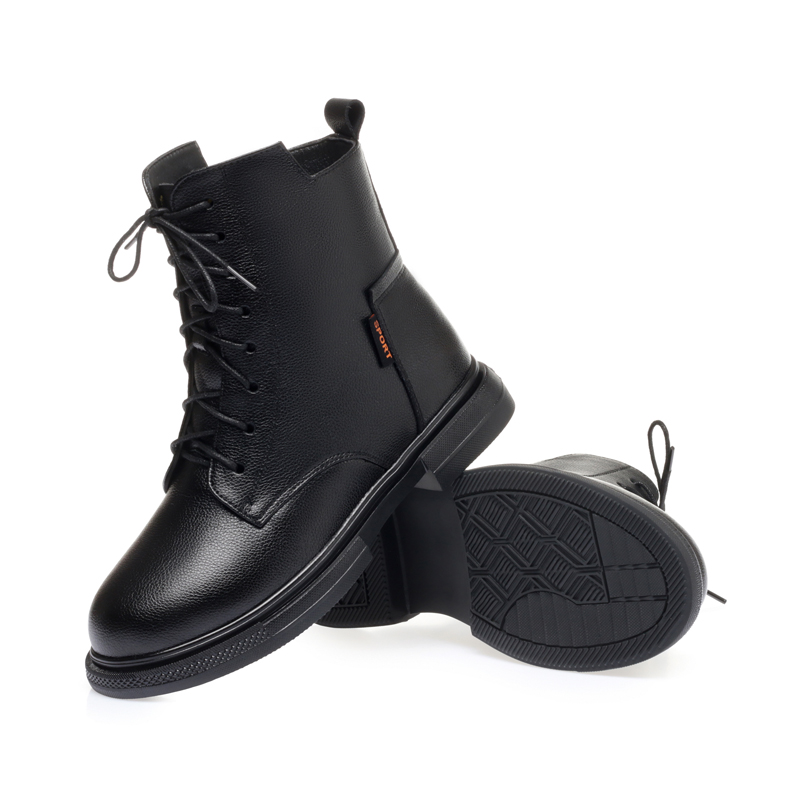 AIYUQI Women Winter Boots Wool Warm 2024 New Large Size Women's Ankle Boots Non Slip Genuine Leather Women's Snow Boots