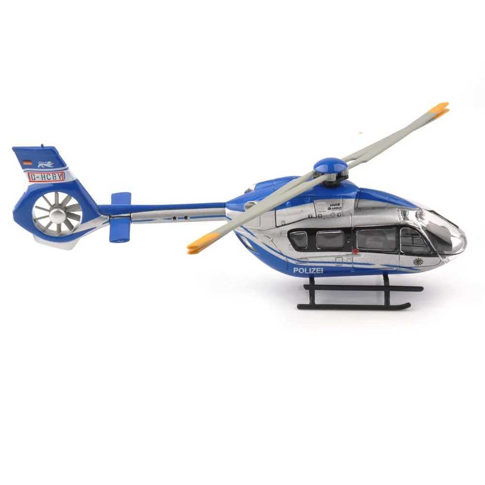 Used to collect 1/87 scale Airbus helicopter H145 Polizei Schuco model airplane models for fan childrens gifts W240830 Free shipping