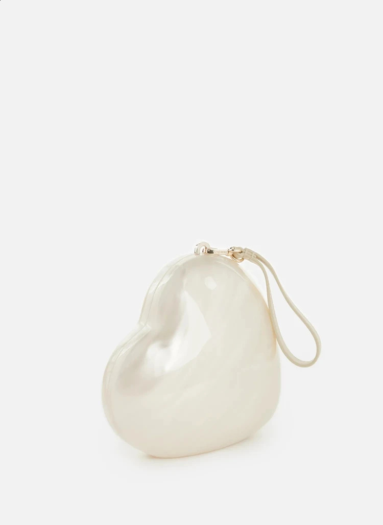2025 NEW Acrylic heart bag women evening party cute purse clutch handbag with strap 240828 zhanyishengli