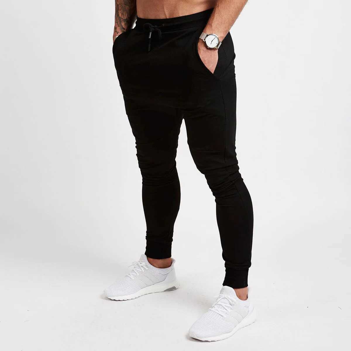 Mens Slim Jogger Pants Tapered Athletic Sweatpants for Jogging Running Exercise Gym Workout X250319