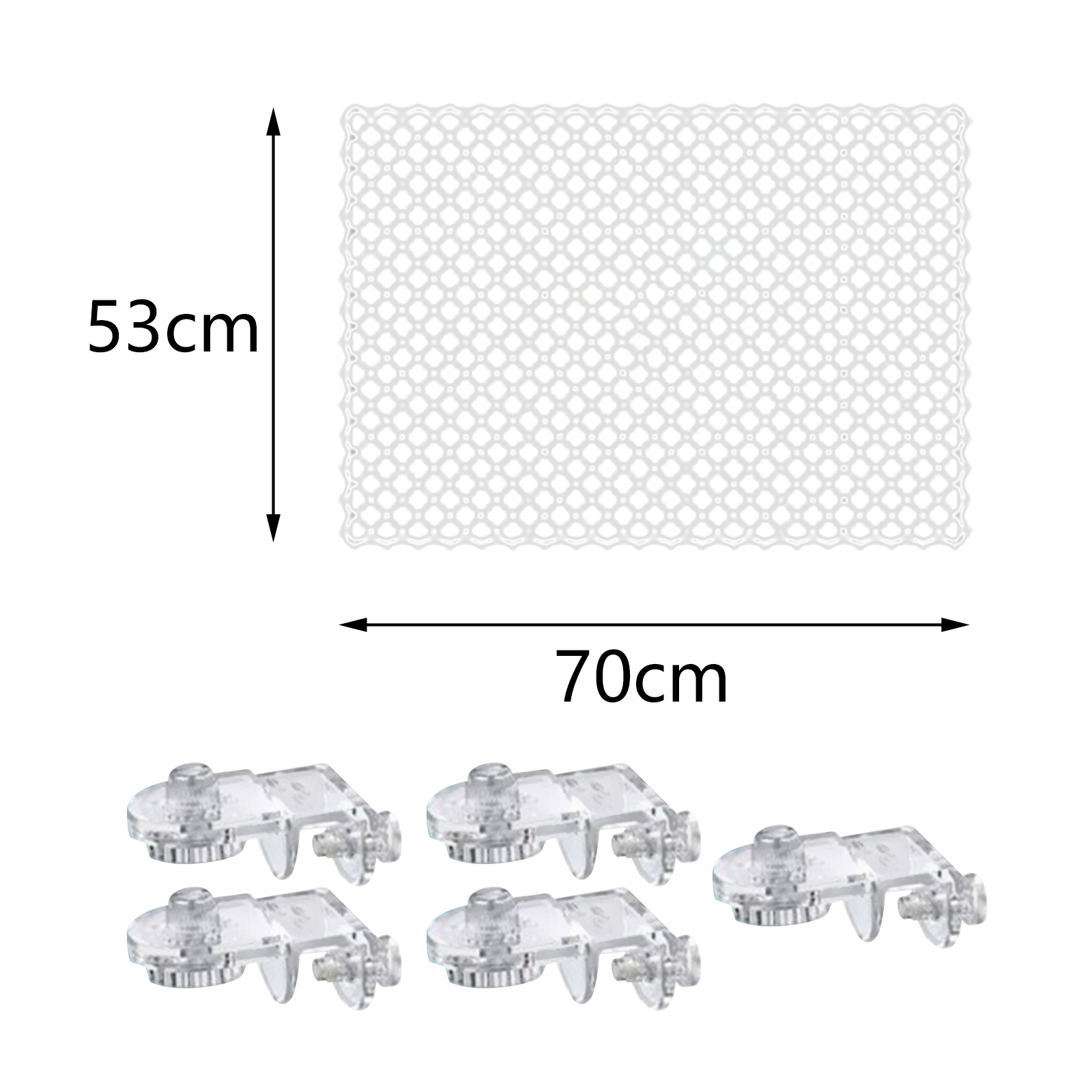 Aquarium Screen Net Mesh Fish Tank Anti-Jumping Net Covering Replacement Mesh Netting Fish Tank Covering Replacement Net