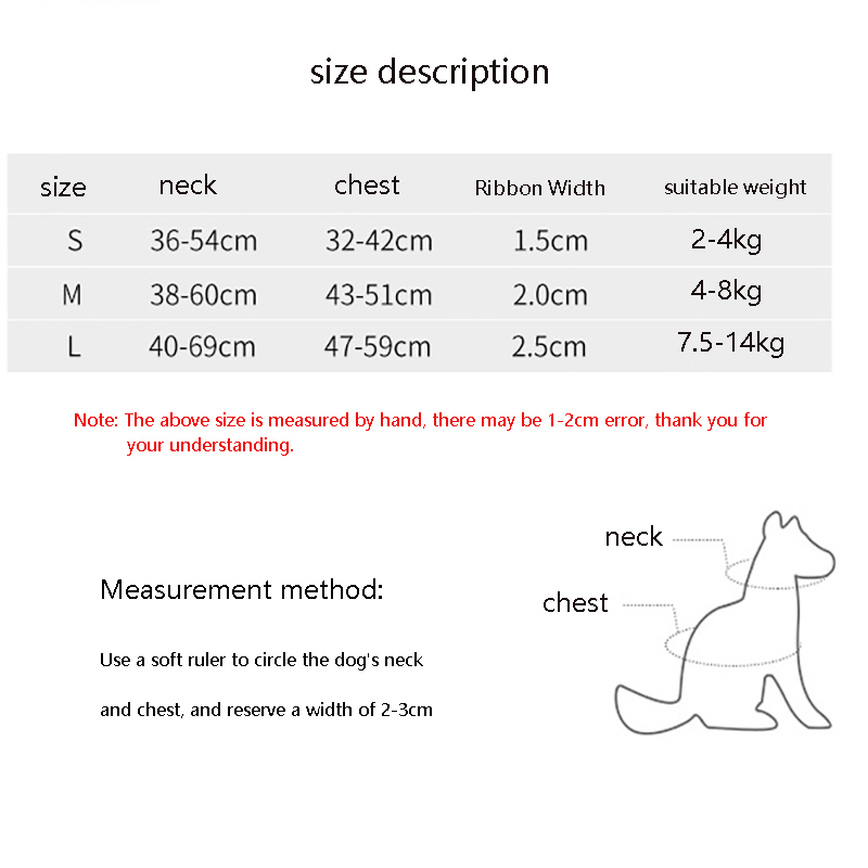 Pet Harness and Leashes Adjustable Dog Harness Medium & Large Dog Walking Leash Explosion-proof Punching Dog Chain Pet Supplies