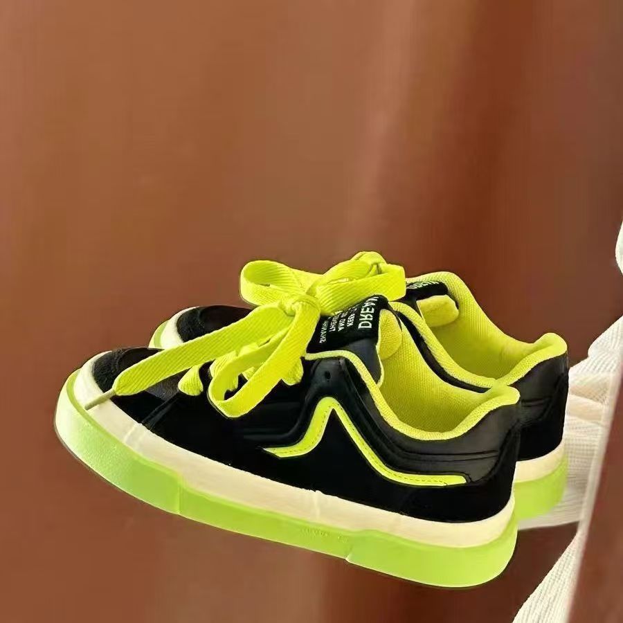 Versatile Color Matching Breathable Board Shoes for Women 22a0