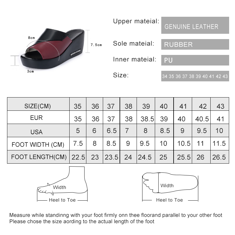 2025 NEW woman AIYUQI platform flip ps new summer genuine leather high heel shoes big size women slipper b a