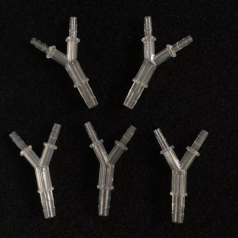 New 5pcs/lot 4mmY Shaped Plastic Connector 3 Ways Aquarium Fish Tank Air Pump Connector Control Valve Air PipeTube Accessories