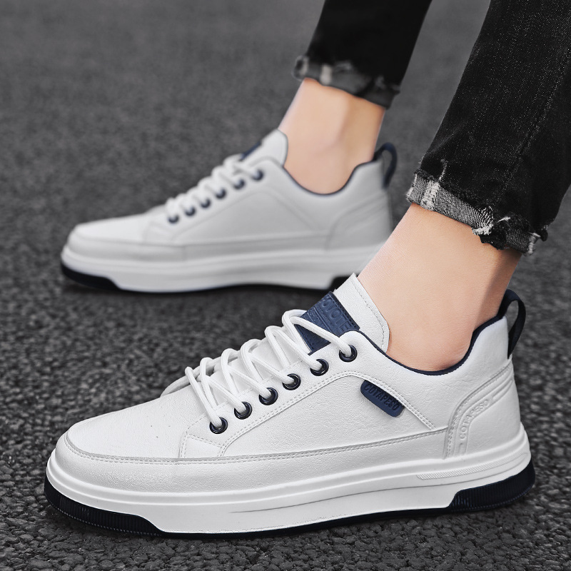 2022 Spring New Low-top Leather Waterproof Sports Shoes Outdoor Tooling Labor Insurance Casual Trend Men's Shoes