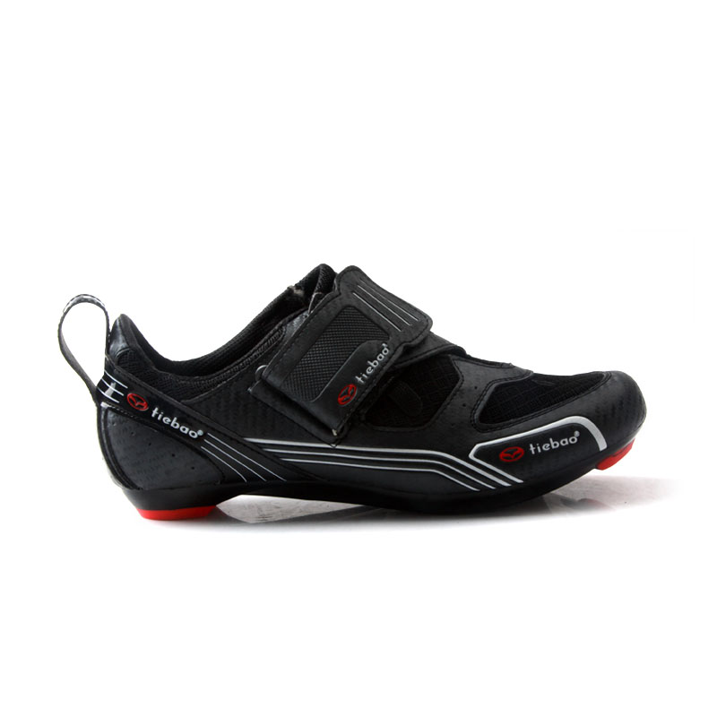 2021 new carbon fiber sole road cycg hot lock ultra light Triathlon shoes men's breathing dynamic bicycle