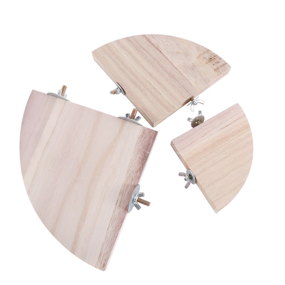 Branch Hamster For Bird Cage Pet Supplies Pet Bird Parrot Wood Platform Station Board Perches Stand Rack Toy