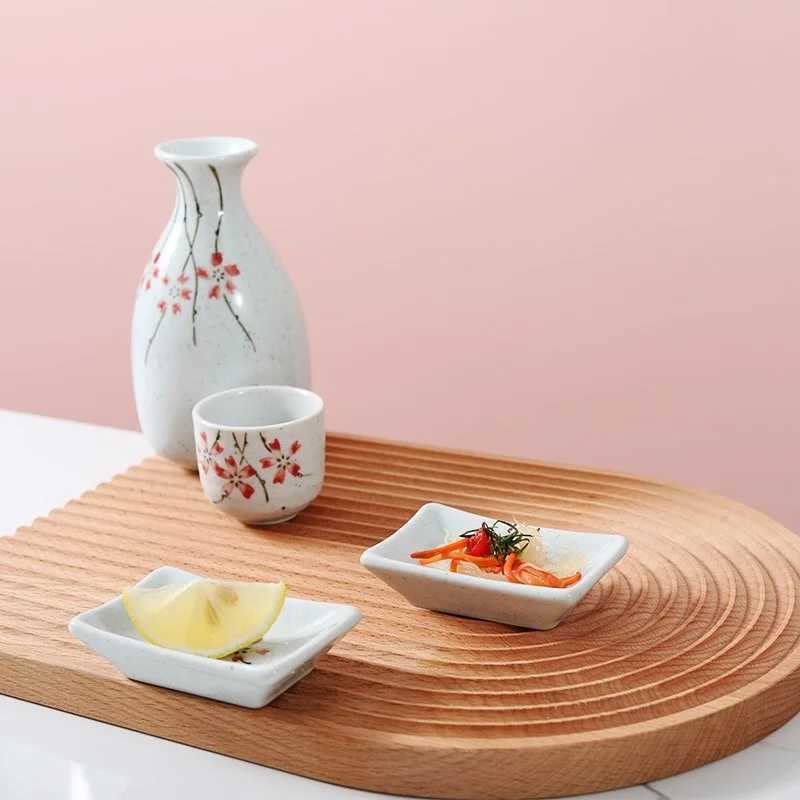 Ceramic Sauce Dish Japanese Porcelain Tableware Seasoning Plate Vinegar Dipping Soy Sauce Plate Small Dish Kitchen Supplies Y240902