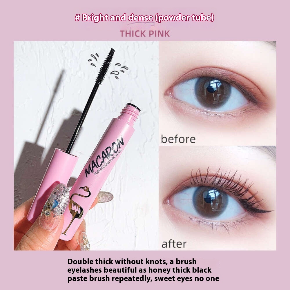 Eye-Catching Black Waterproof Eyelashes for Women Flamingo Pattern, Voluminous Lift