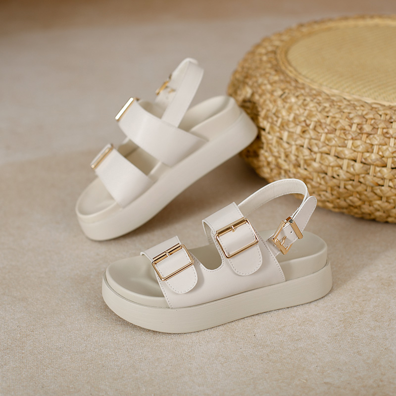 Large AIYUQI Size 2024 New Open Toe Beach Summer Fashion Casual Roman Sandals Women 43ac