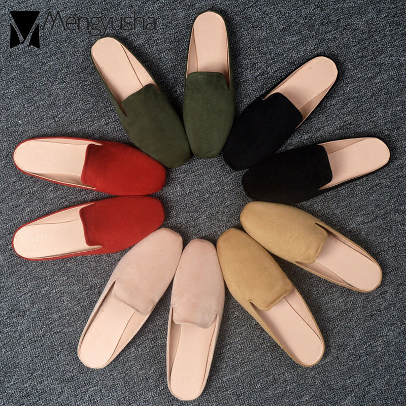 veet brief plus size 34-44 mules woman New summer square toe slippers lady babouche comfort casual flip ps feminino