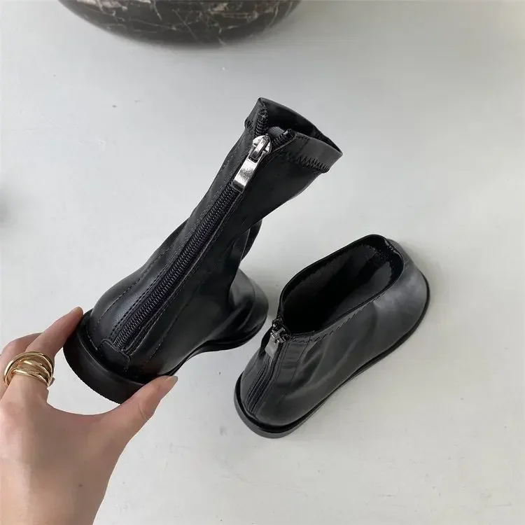 Woman Elastic Fashion Ladies Thick Bottom Ankle Designer Female Nre Autumn Winter Women's Boots 2024 4fec