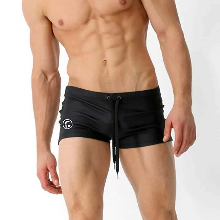 Sexy Swimsuit Beach Quick Drying Trunks Men Swimwear Sunga Board Shorts Swimwear Men Mayo Breathable Sport Surfing Underwear W250214