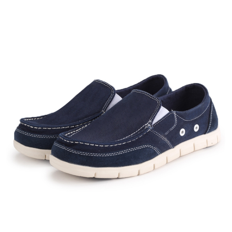 2025 NEW Casual Men s Spring Autumn Mens Loafers Slip ons Breathable Canvas Light Comfortable Walking Shoes Male Sneakers d